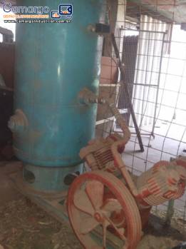 Compressor com tanque de pressão Atlas Copco