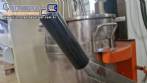 Recravadeira manual com pin�a em inox bancada Km m�quinas