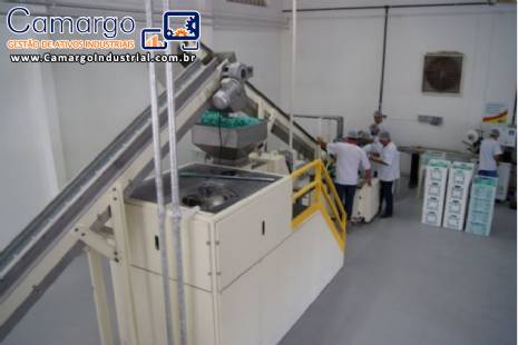 Linha completa para fabrica��o de sabonete 500 kg por hora