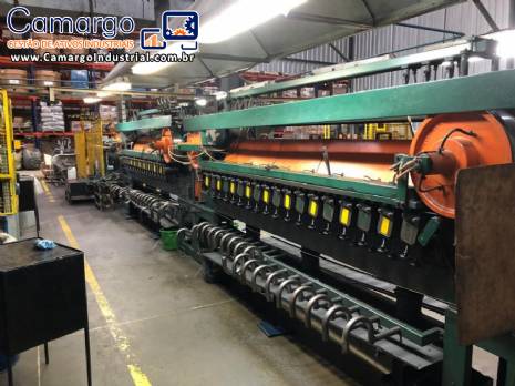Linha para produ��o de l� de a�o