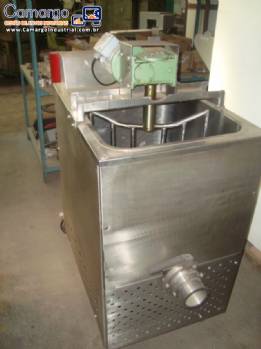 Tacho aquecedor para produtos pastosos em a�o inox