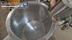 Tanque misturador encamisado em inox el�trico com h�lice centrifuga tipo Cowles 80 litros