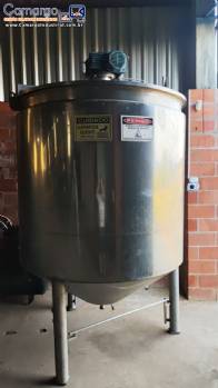 Tanque encamisado reator em aço inox 3.500 L