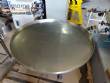 Mesa classificat�ria acumuladora girat�ria em a�o inox 1100 mm