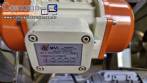 Rosca alimentadora transportadora helicoidal inclinada com silo receptor em inox Maqinox
