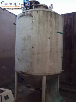 Tanque encamisado em a�o carbono 5000 litros para chocolate
