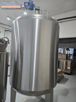 Tanque misturador encamisado reator em aço inox 2.000 L
