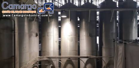 Silo em inox 14 m³