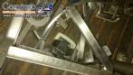 Tanque em a�o inox encamisado com batedor e raspador para cremes e chocolates