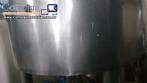 Tanque em a�o inox encamisado com batedor e raspador para cremes e chocolates