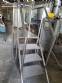 Escada plataforma em a�o inox