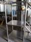 Escada plataforma em a�o inox