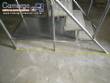 Escada plataforma em a�o inox