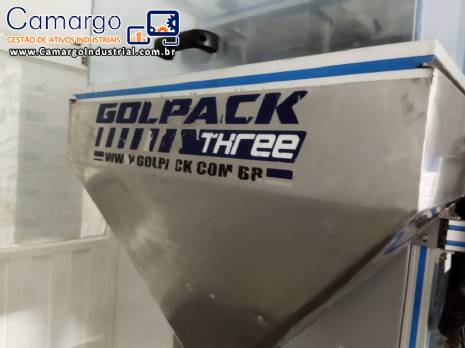 Dosadora pesadora em inox de grãos e pós Golpack