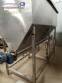 Silo de armazenamento ensacadeira em inox com rosca transportadora sa�da 2000 litros
