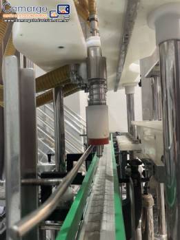 Envasadora autom�tica linear em inox com 4 bicos UNITI