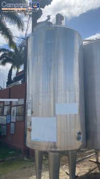 Tanque em a�o inox com agitador 3000 litros