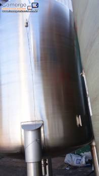 Tanque em aço inox encamisado