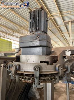 Cortador de patas garrafas 12.000 frangos hora Marel Stork