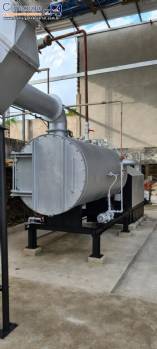 Caldeira � lenha 1.000 kg / h sem uso