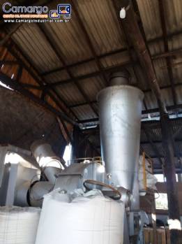 Secador leito fluidizado para pl�sticos