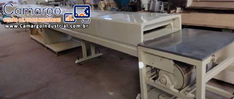T�nel de resfriamento para chocolates 12 metros Hebleimar