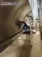 Silo de armazenamento ensacadeira em inox com rosca transportadora sa�da 3000 litros