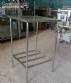 Mesa em a�o inox 800 mm x 800 mm