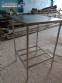 Mesa em aço inox 800 mm x 800 mm