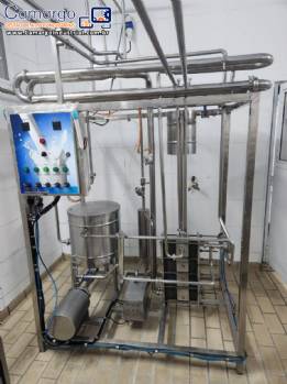 Pasteurizador de placas em a�o inox para leite latic�nios Xavier Equipamentos