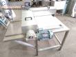 Mesa de corte com facas rotativas em inox de doces semiautom�tica