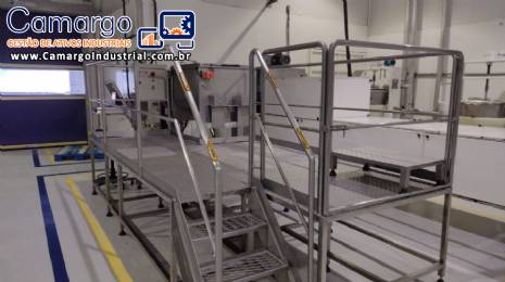 Linha para fabricação de granulados de chocolate macio 24 toneladas mês