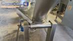 Rosca alimentadora transportadora helicoidal inclinada com silo receptor em a�o inox