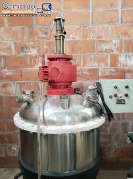 Reator de pressão em aço inox encamisado 200 litros