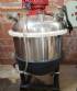 Reator de press�o em a�o inox encamisado 200 litros