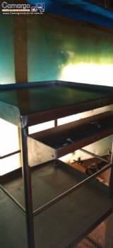 Mesa de manipula��o em inox