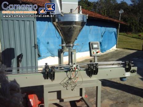 Envasadora de pó em potes em inox Masipack