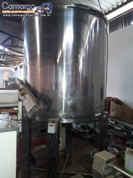 Tanque em a�o inox 2600 L