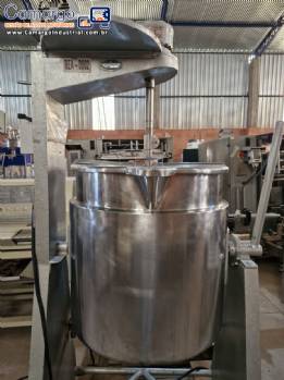 Tanque tacho basculante misturador em inox Alic Imarvil 100 litros