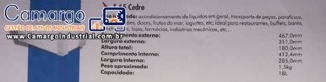 Molde cedro garrafeira 330 ml