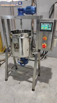 Reator misturador encamisado aquecimento e resfriamento em inox 30 litros Alki M�quinas