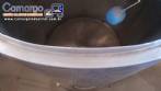 Tanque pulm�o isolado 1500 litros em a�o inox