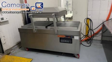 Seladora embaladora em inox � v�cuo com c�mara dupla Selovac