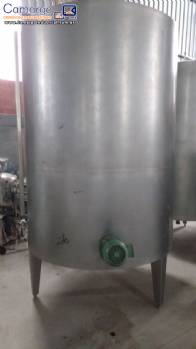 Tanque para 3.000 L em aço inox Brasholanda
