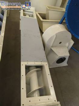 Rosca transportadora para 7,5 m ³ / h  Bayervento