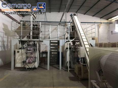 Embaladora multi cabeças 14 balanças Indumak