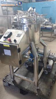 Tanque reator de pressão inox 316 L 50 L Pharmainox