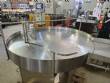 Mesa girat�ria alimentadora em inox para frascos potes Levapack 1200 mm