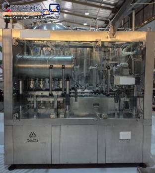 Linha para envase de latas bebidas carbonatadas com gás cerveja refrigerante kombuchas água sucos energéticos 1.000 latas por hora Linha para envase de latas bebidas carbonatadas com gás cerveja refrigerante kombuchas água sucos energéticos 1.000 latas por hora