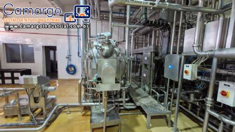 Planta completa indústria fábrica de alimentos para molhos bebidas concentrados caldas coberturas condimentos cosméticos Planta completa indústria fábrica de alimentos para molhos bebidas concentrados caldas coberturas condimentos cosméticos